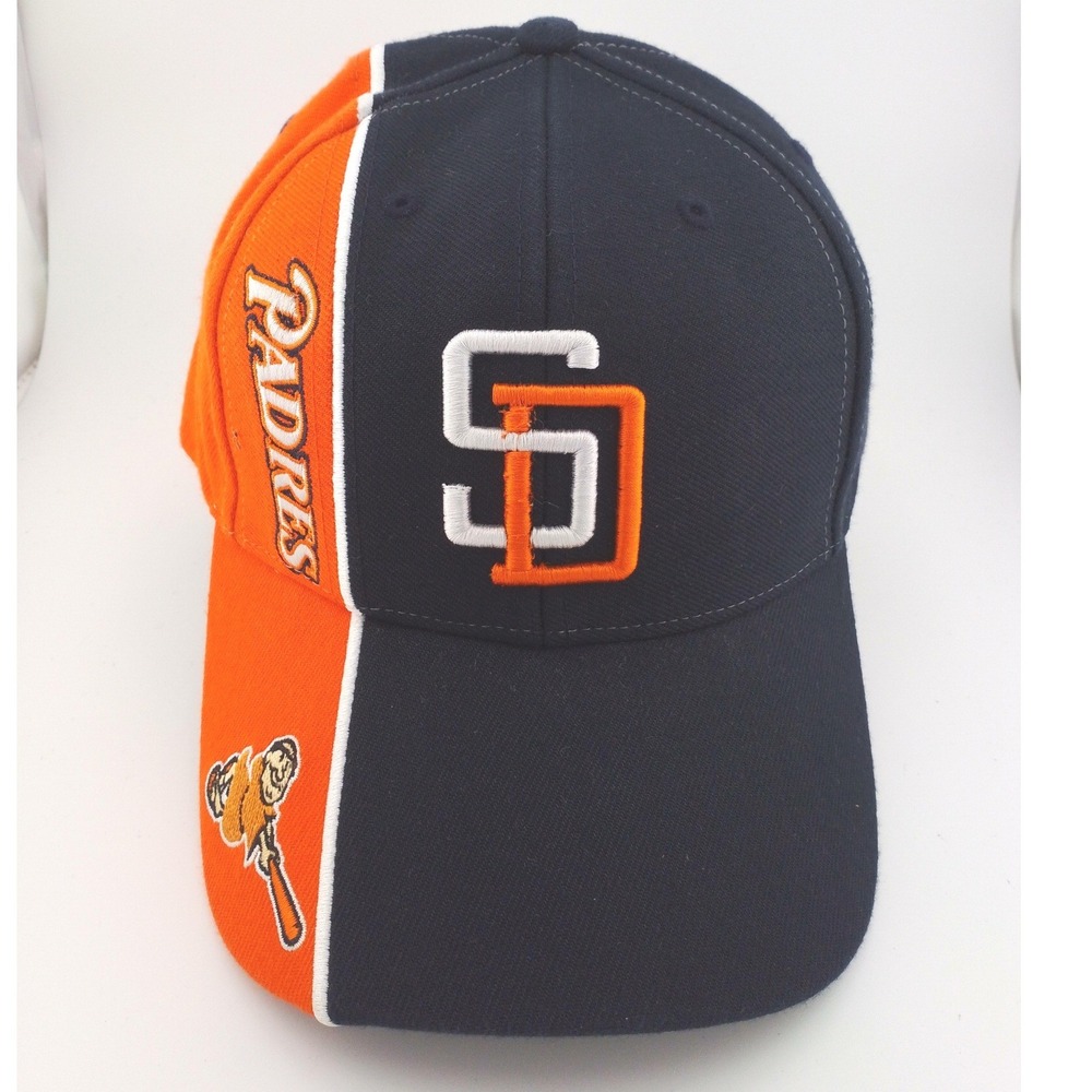 Twins Enterprise San Diego Padres MLB Baseball Cap Mens One Size Navy Orange